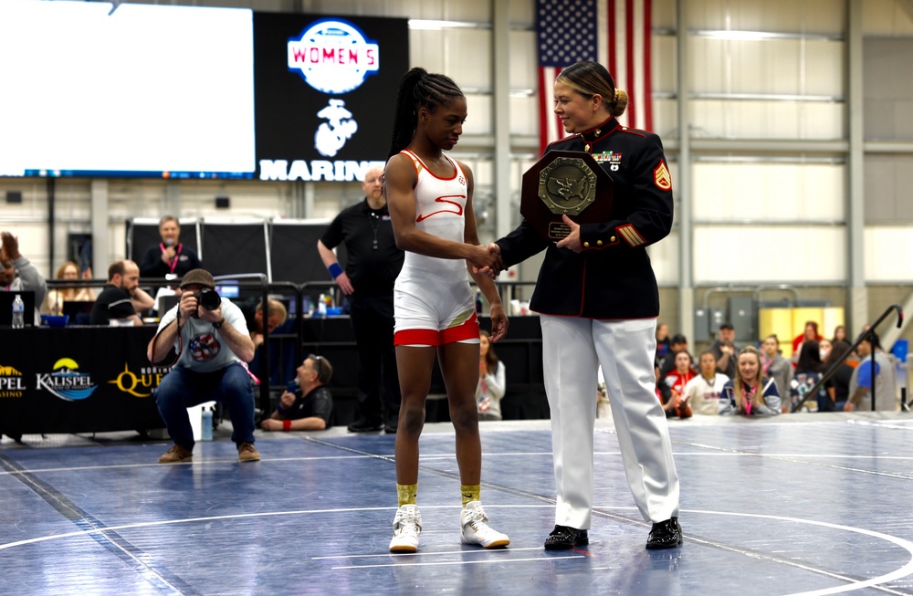 Marines Partner with USA Wrestling