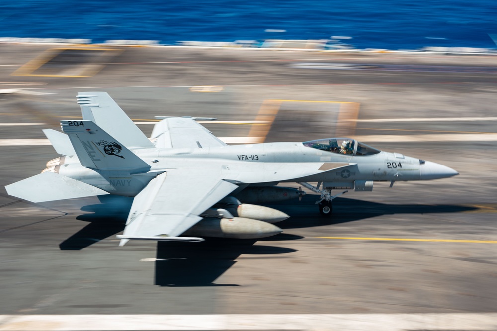 USS Carl Vinson (CVN70) Conducts Flight Operations