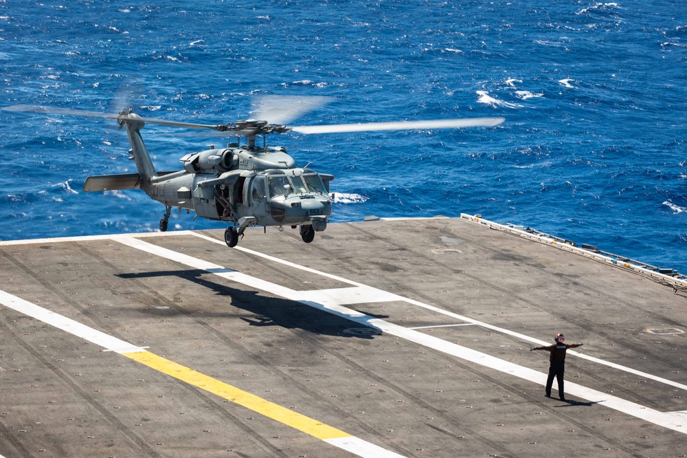 USS Carl Vinson (CVN70) Conducts Flight Operations