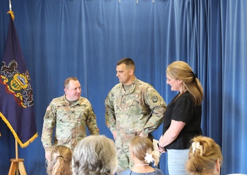 CPT Mueller promoted to MAJ