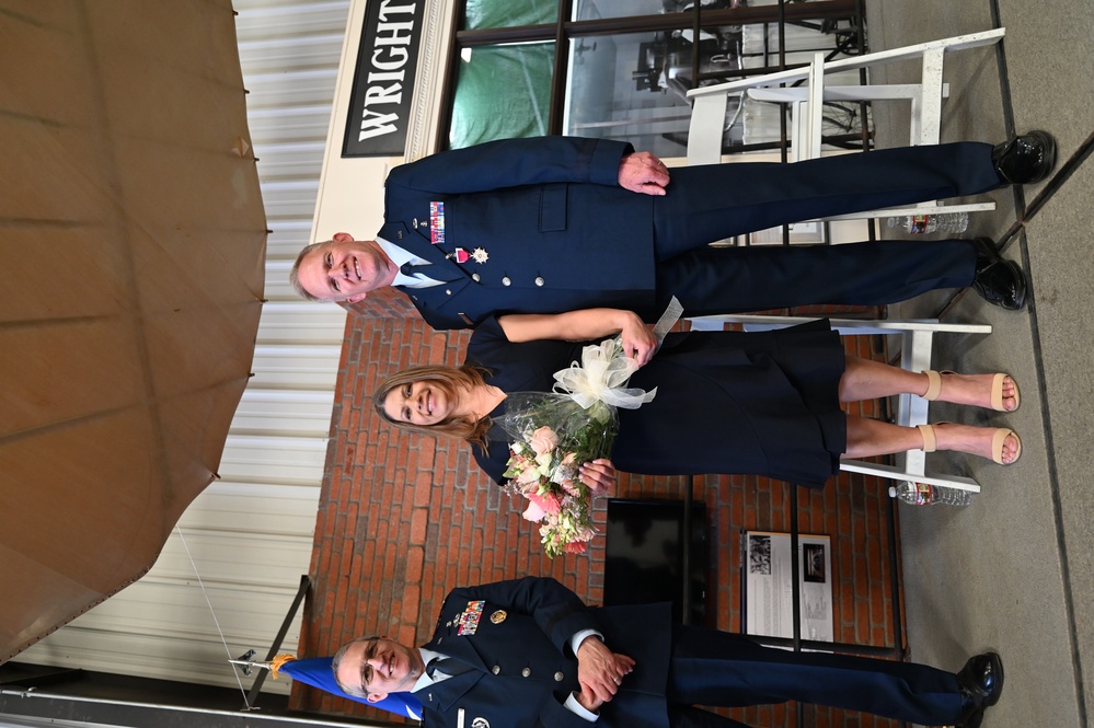 Air Force Brigadier General Darrin D. Lambrigger, Assistant to the Air Force Deputy Surgeon General, Defense Health Agency, retires.