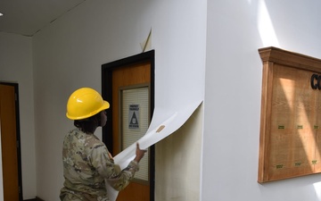 Foyer wallpaper removal - Castle Upgrade