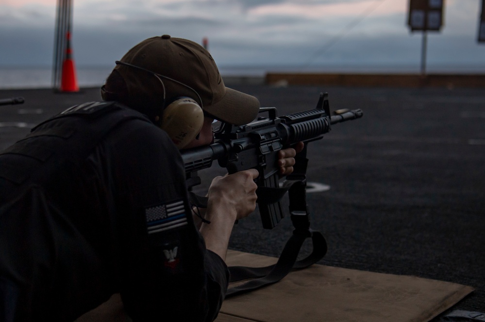 Live Fire Exercise Aboard Nimitz