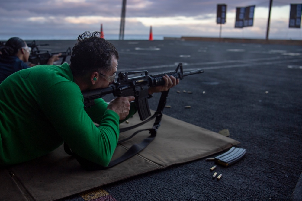 Live Fire Exercise Aboard Nimitz