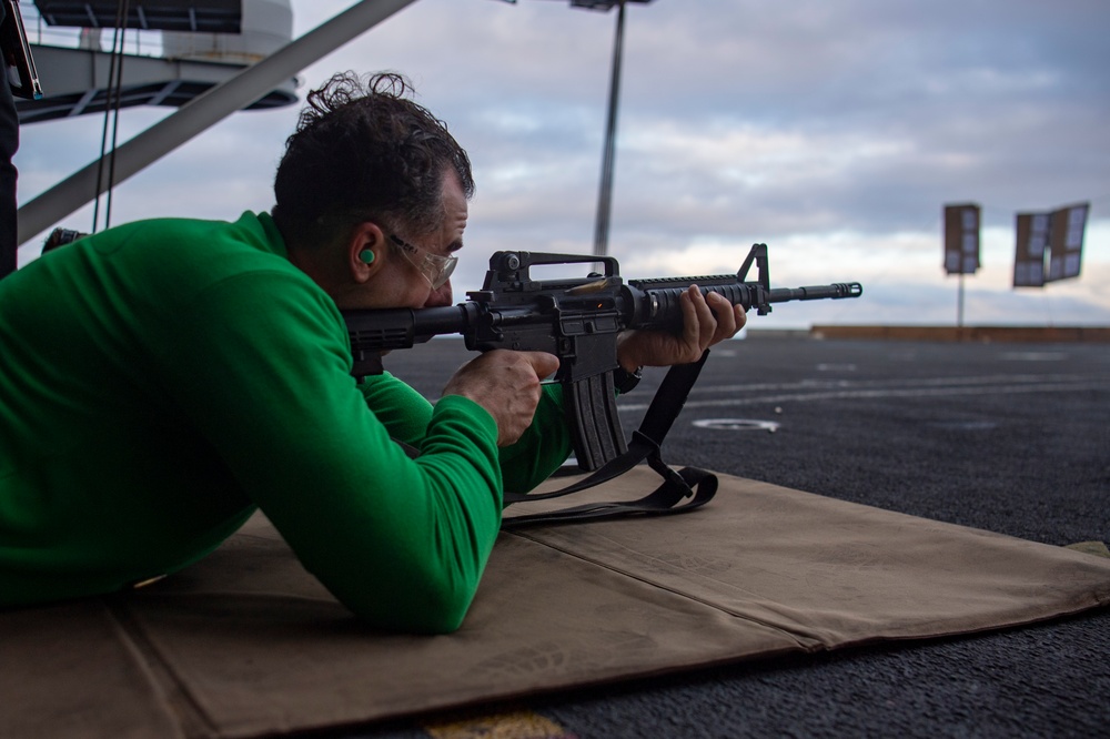 Live Fire Exercise Aboard Nimitz