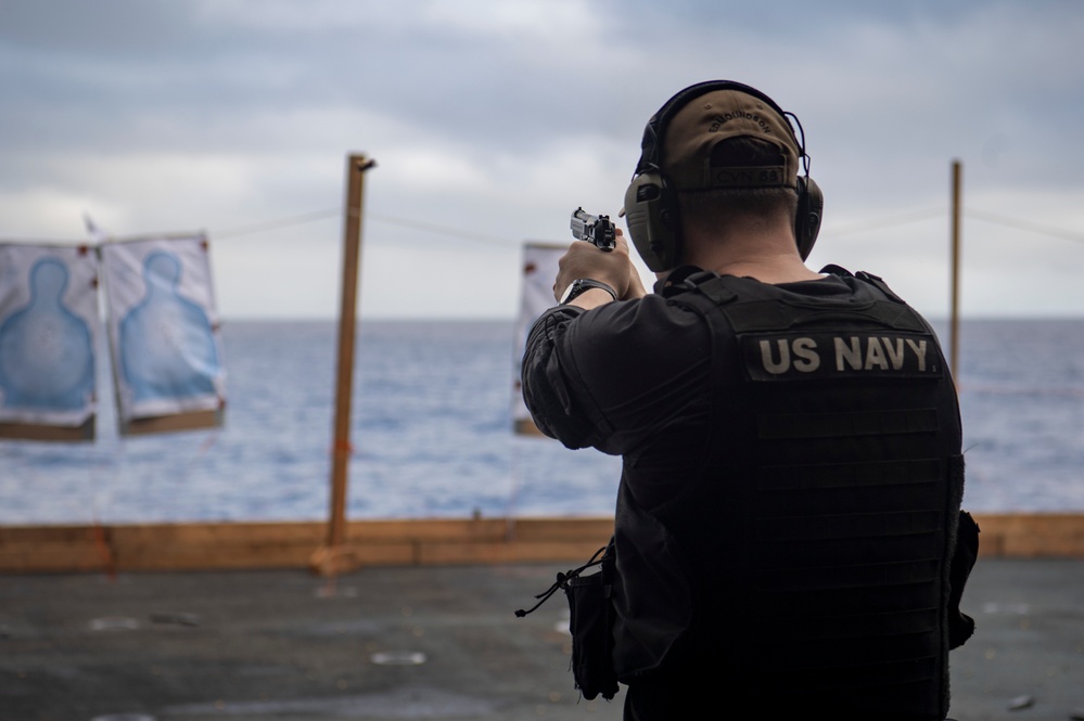 Live Fire Exercise Aboard Nimitz