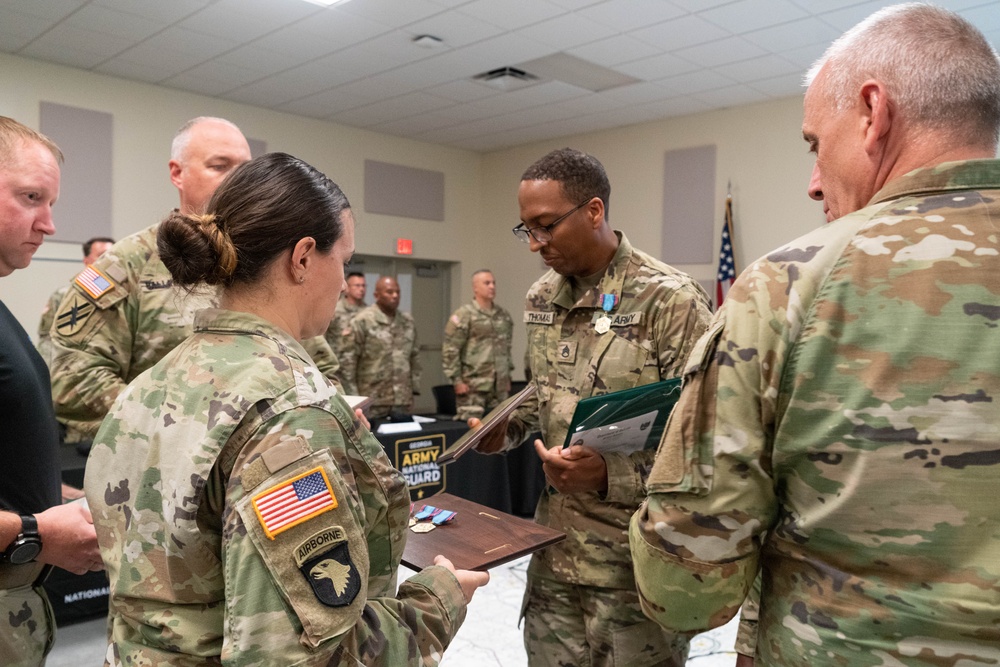 148th BSB Culinary Specialist Receives Georgia Achievement Medal