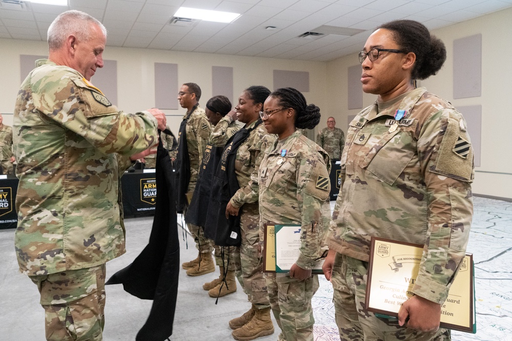 148th BSB Culinary Specialist Receives Georgia Accomodation Medal