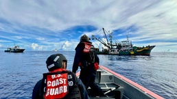 USCGC Oliver Henry (WPC 1140) conducts IUU fishing boardings