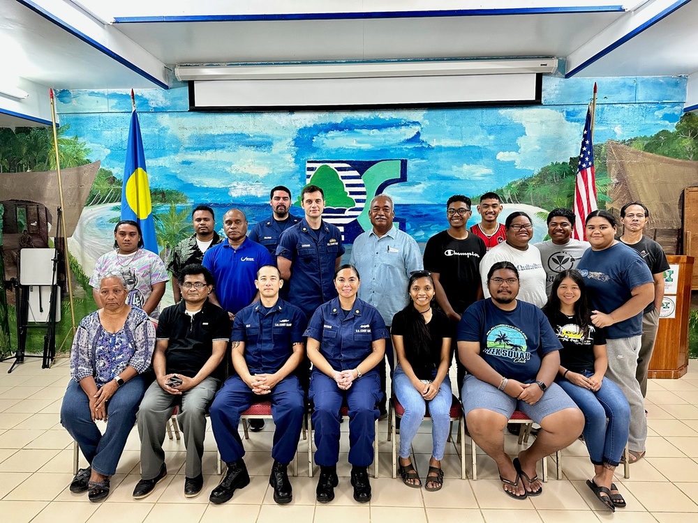 U.S. Coast Guard visits students in Palau