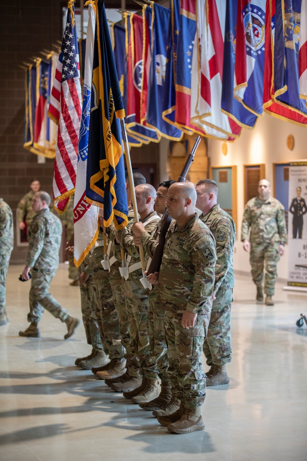 Incoming Colors: 38th Troop Command Change Of Responsibility