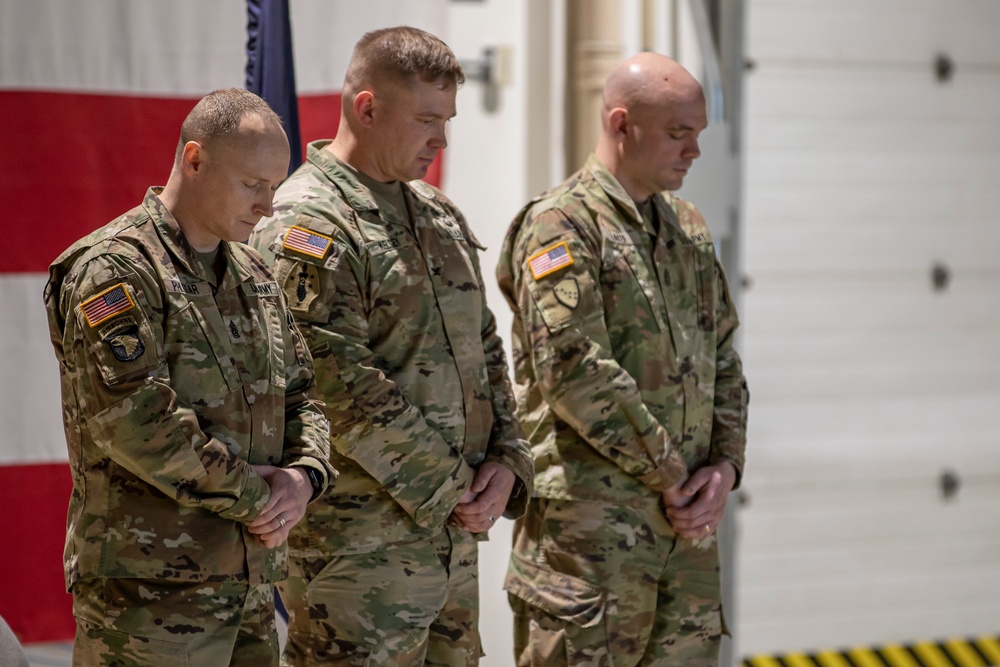 A Prayer For The Future: 38th Troop Command Change Of Responsibility