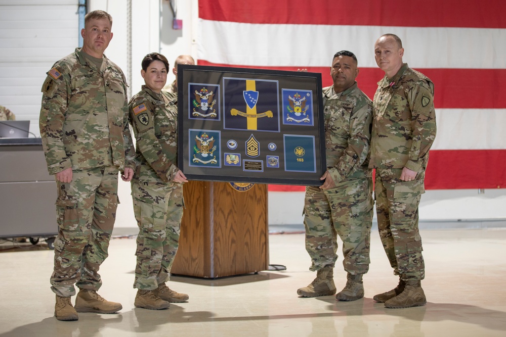 A Token Of Appreciation: 38th Troop Command Change Of Responsibility