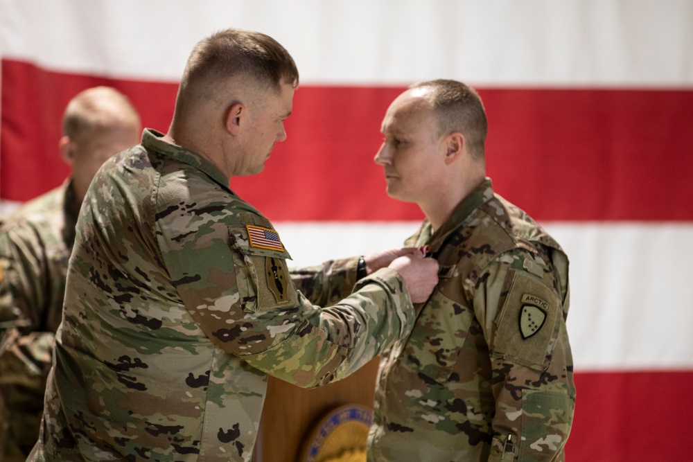 Pin Of Merit: 38th Troop Command Change Of Responsibility