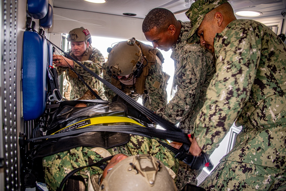 MSRON 11 and USCG PSU 311 Conducts Maritime Security Exercise in Long Beach Harbor