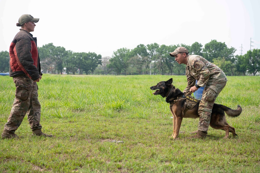 USAF and PAF Military Working Dog Demonstration