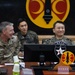 Maj. Gen. David Lesperance Briefs Gen. Kim Seung-kyum