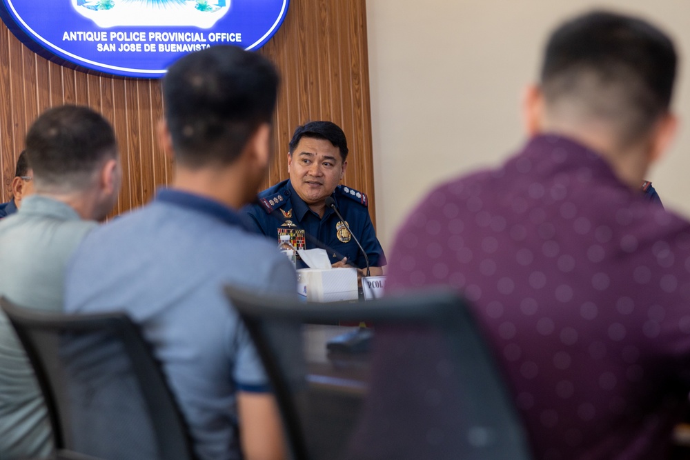 Balikatan 23 | 3rd CAG meets with Antique Police Provincial Office, Antique, Philippines