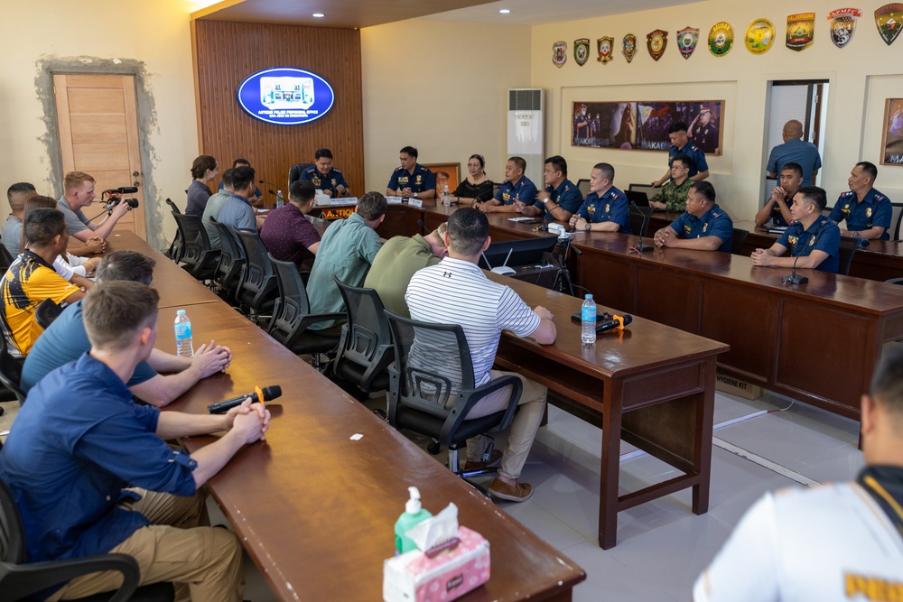 Balikatan 23 | 3rd CAG meets with Antique Police Provincial Office, Antique, Philippines