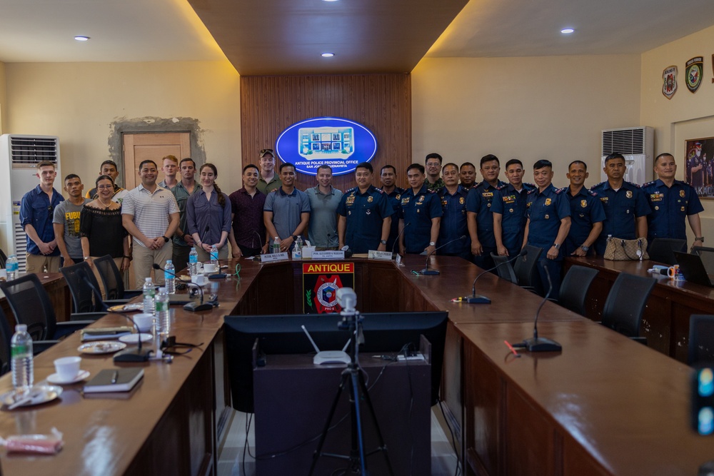Balikatan 23 | 3rd CAG meets with Antique Police Provincial Office, Antique, Philippines