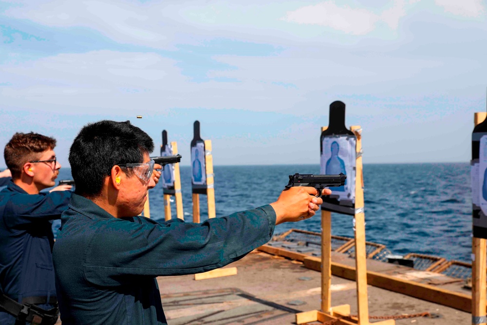 USS Truxtun Service Rifle Qualification Course