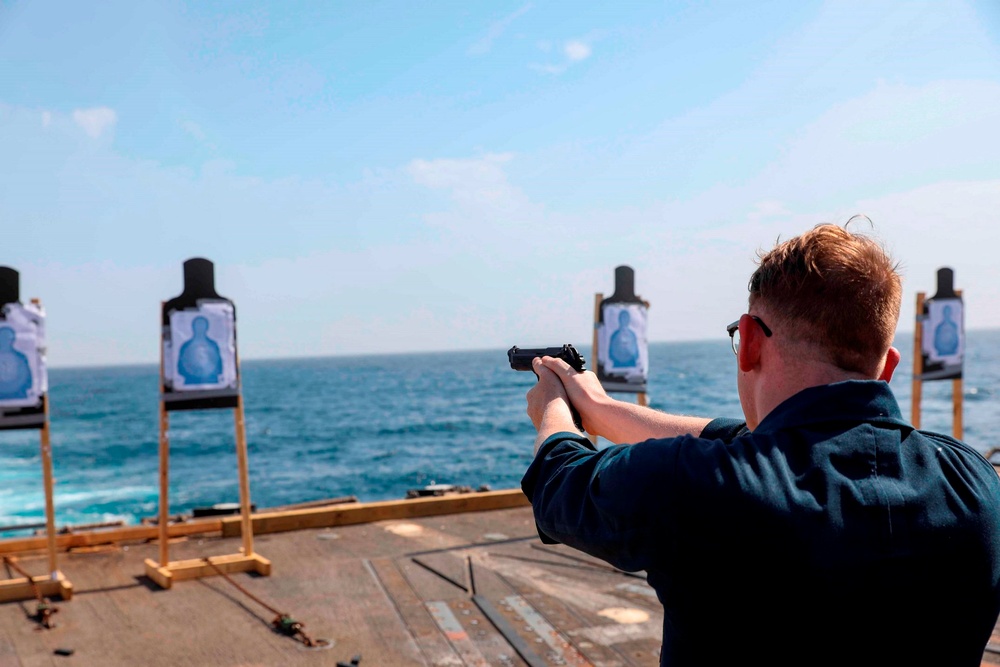 USS Truxtun Service Rifle Qualification Course