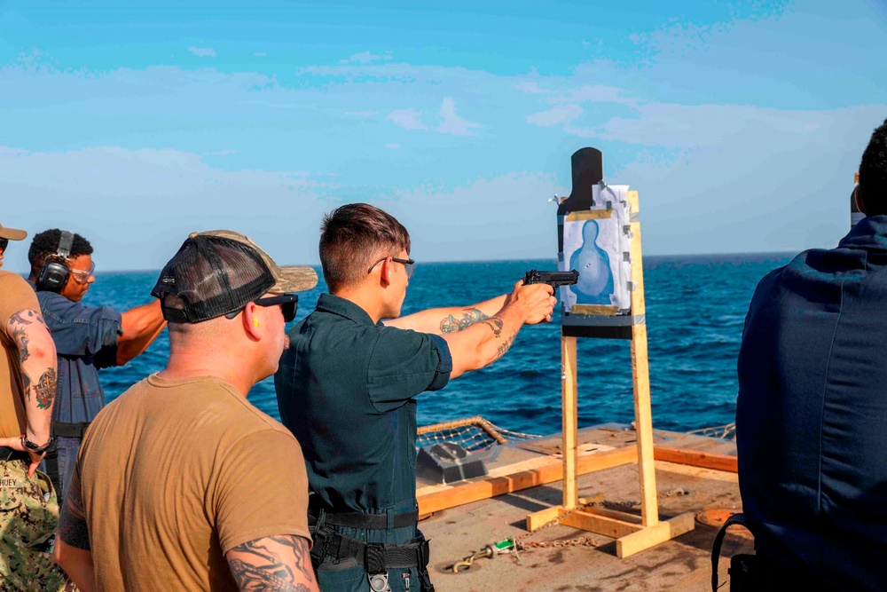 USS Truxtun Service Rifle Qualification Course