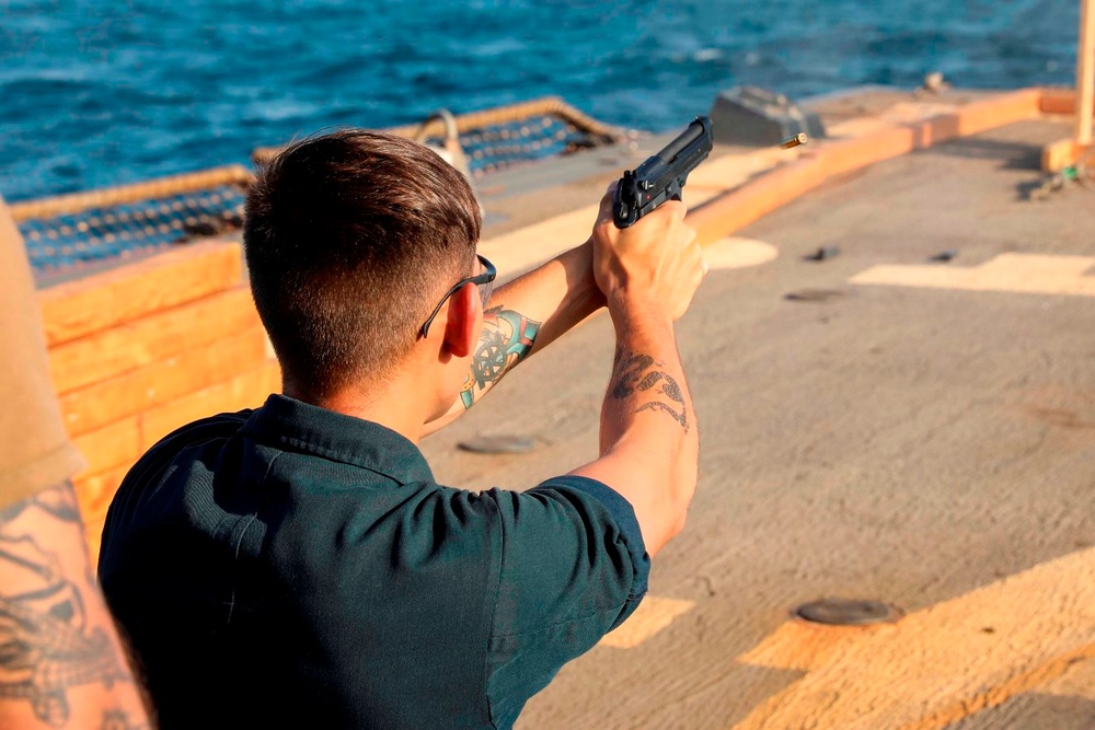 USS Truxtun Service Rifle Qualification Course