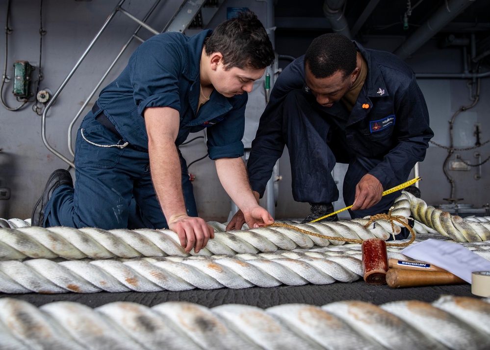 Daily Operations Aboard USS George H.W. Bush (CVN 77)