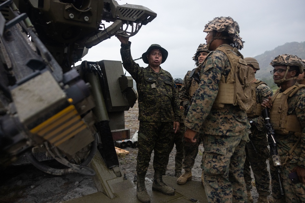 Balikatan 23 | 3d LCT Marines, Philippine Marines conduct bilateral artillery training
