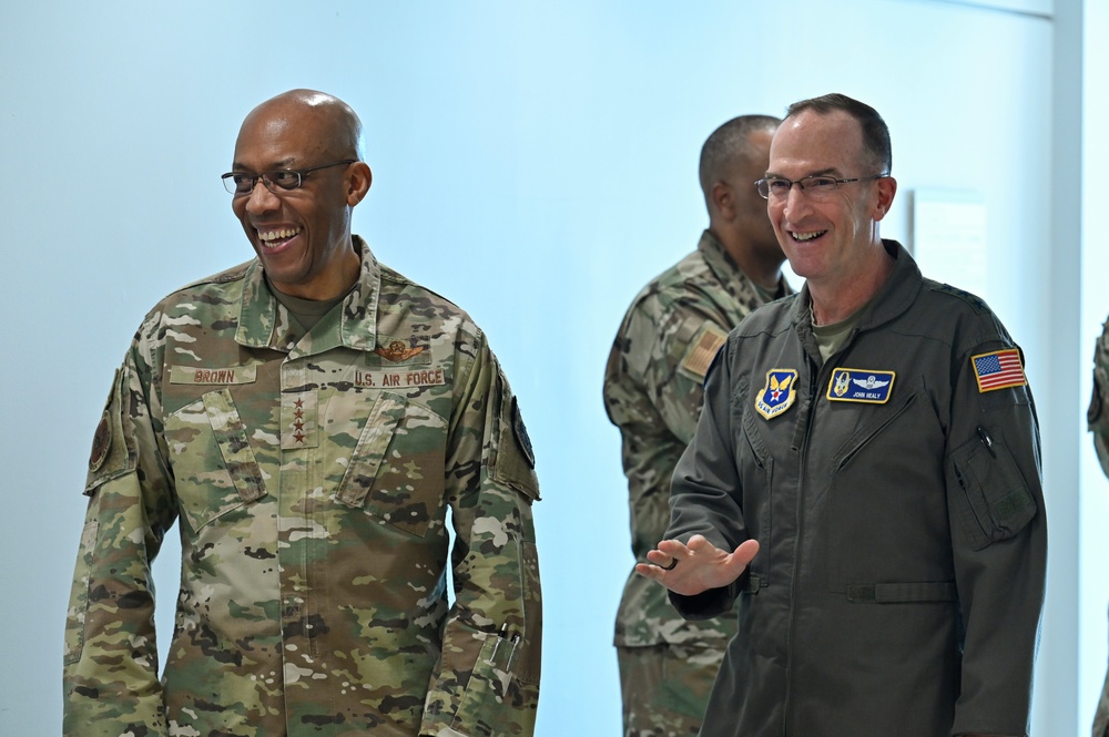 CSAF Brown, CAFR Healy host Air Force Reserve 75th birthday