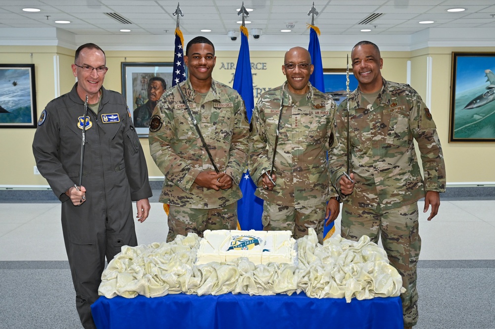 CSAF Brown, CAFR Healy host Air Force Reserve 75th birthday