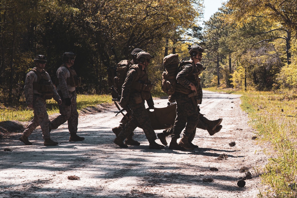 ‘Apache’ Marines conduct live-fire exercise