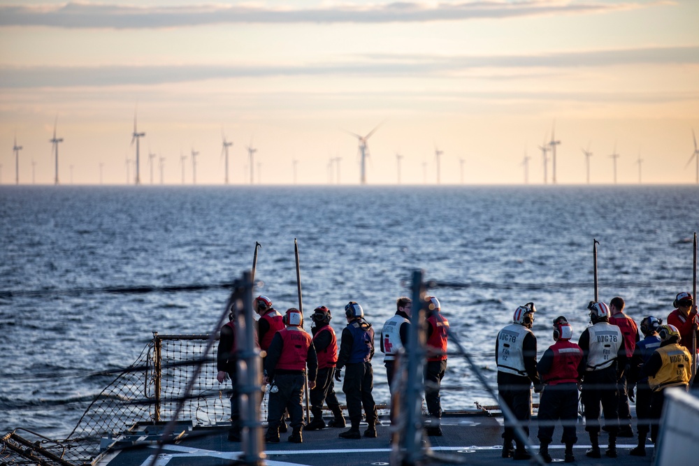 USS Porter Conducts Flight Operations