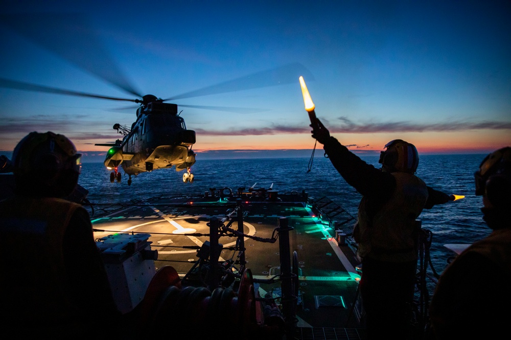 USS Porter Conducts Flight Operations