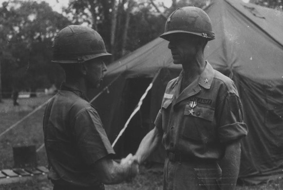 Colonel LeGro Receives His Guidance as G-2
