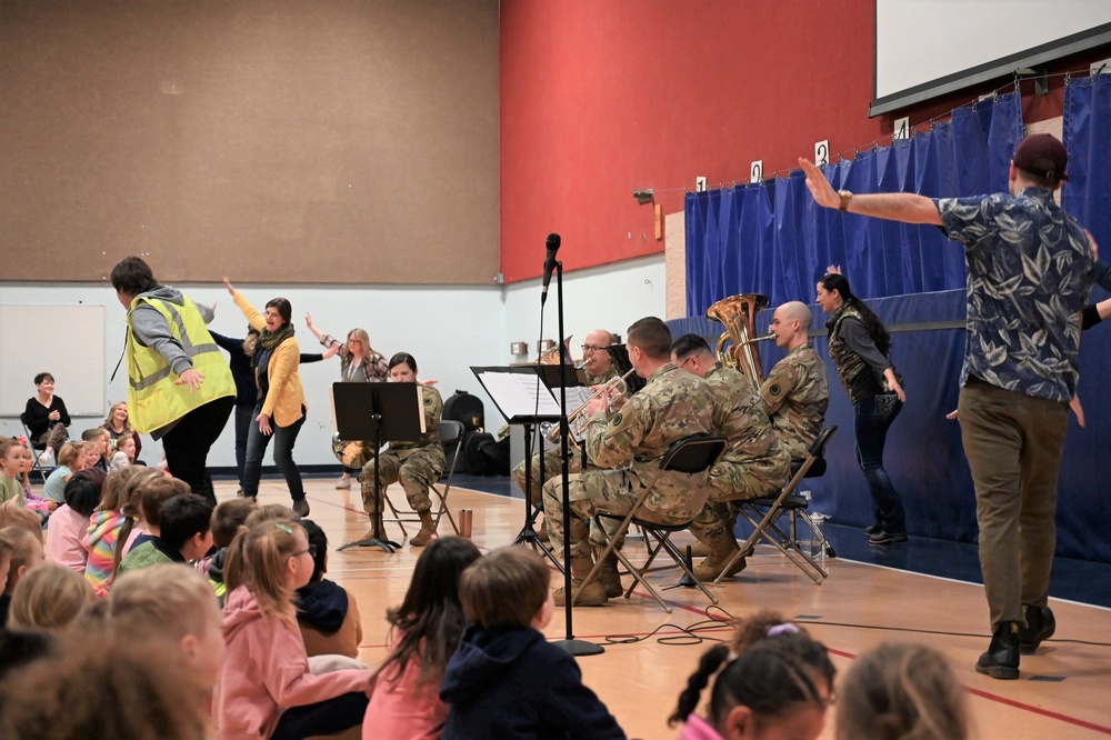 I Corps Band celebrates Month of the Military Child with school performances