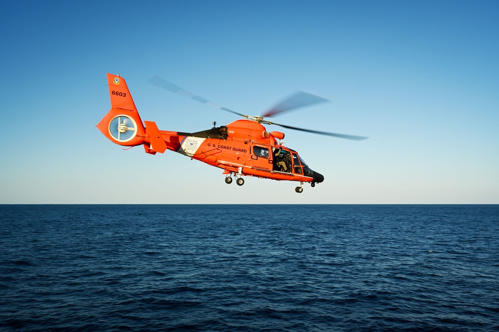 U.S. Coast Guard Cutter Active underway in Eastern Pacific Ocean