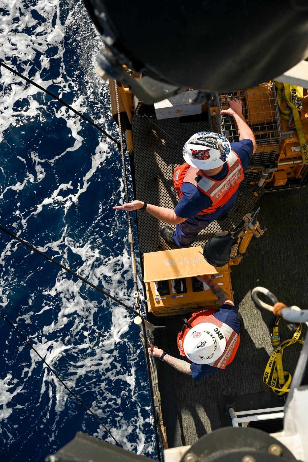 U.S. Coast Guard Cutter Active underway in Eastern Pacific Ocean