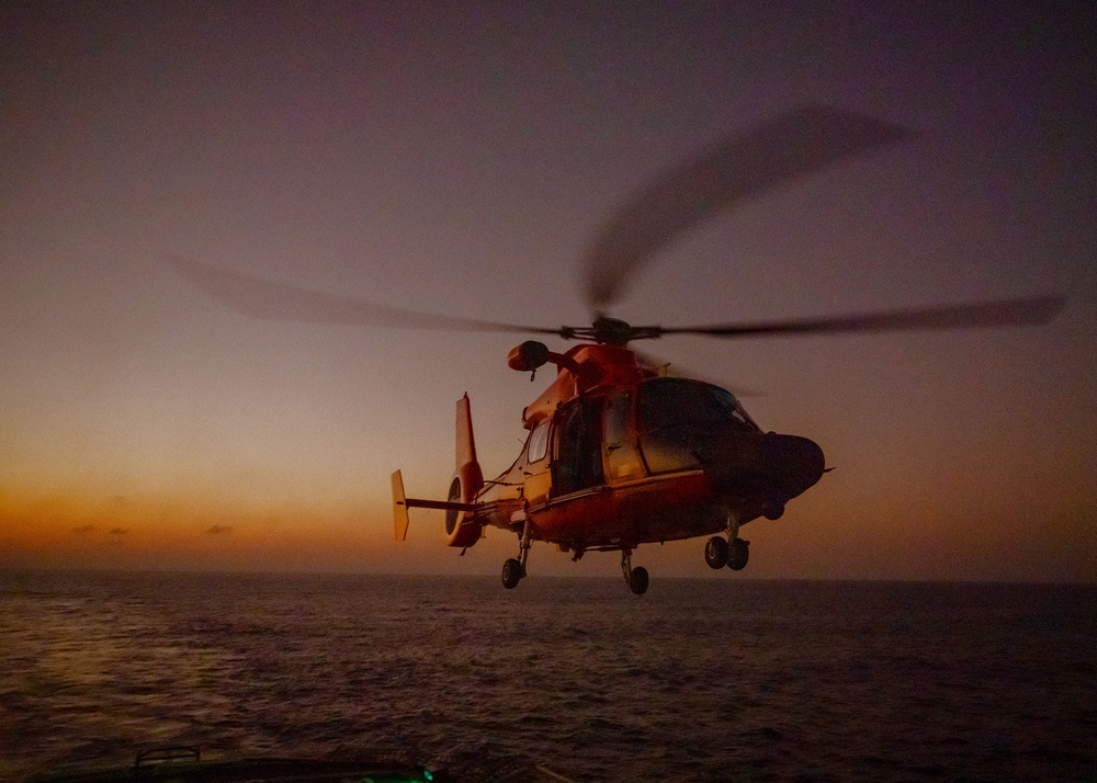 U.S. Coast Guard Cutter Active conducts Eastern Pacific patrol