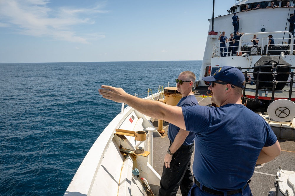 U.S. Coast Guard Cutter Active conducts Eastern Pacific patrol