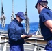 USCGC Eagle officer candidates complete first week of at-sea training