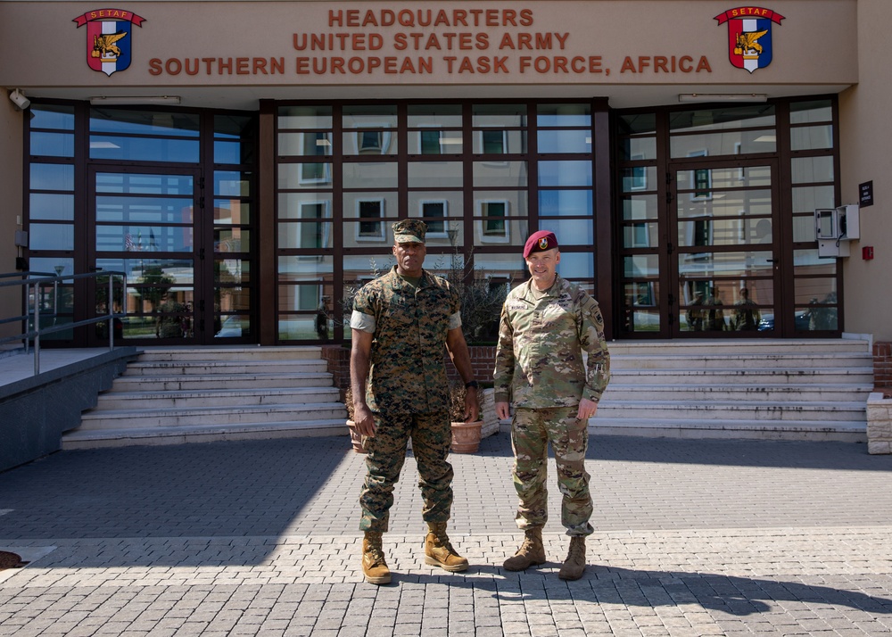 AFRICOM commander visits SETAF-AF