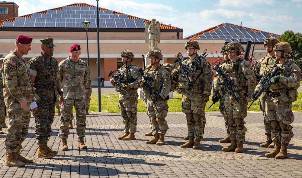 AFRICOM commander visits SETAF-AF