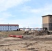 Contractors move third World War II-era barracks to new location