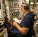 U.S. Coast Guard Cutter Active performs engineering casualty drills underway
