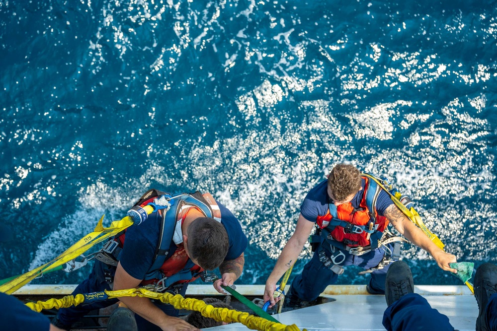 U.S. Coast Guard Cutter Active patrols Eastern Pacific Ocean