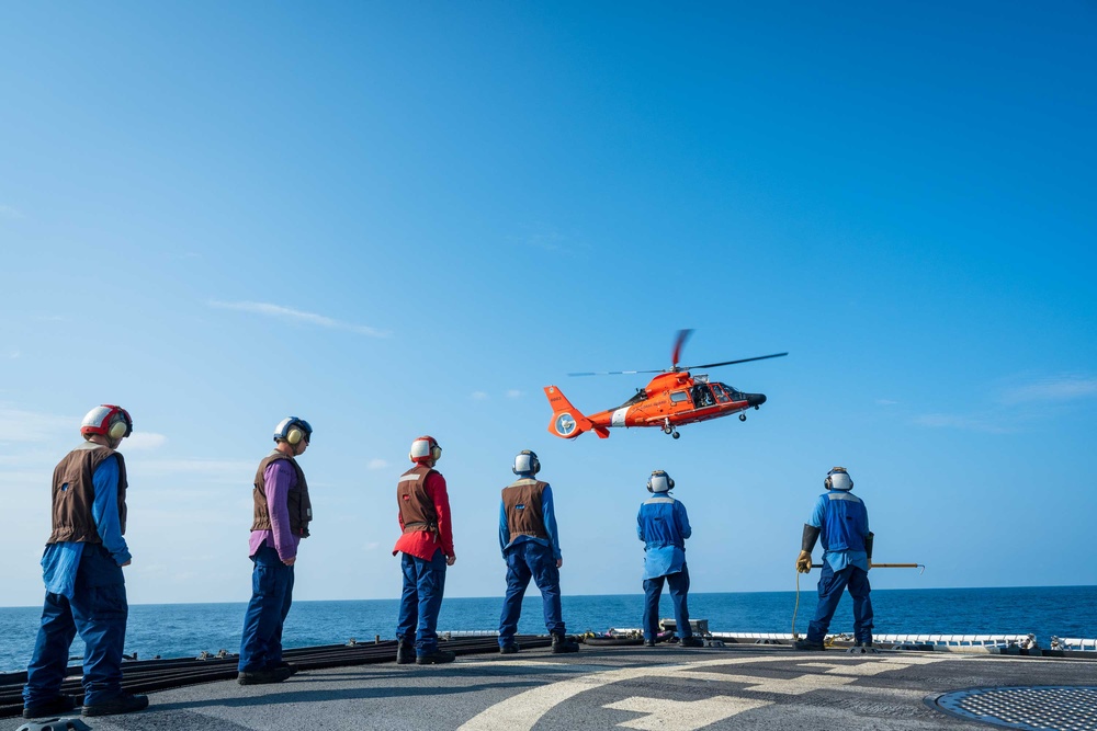 U.S. Coast Guard Cutter Active patrols Eastern Pacific Ocean