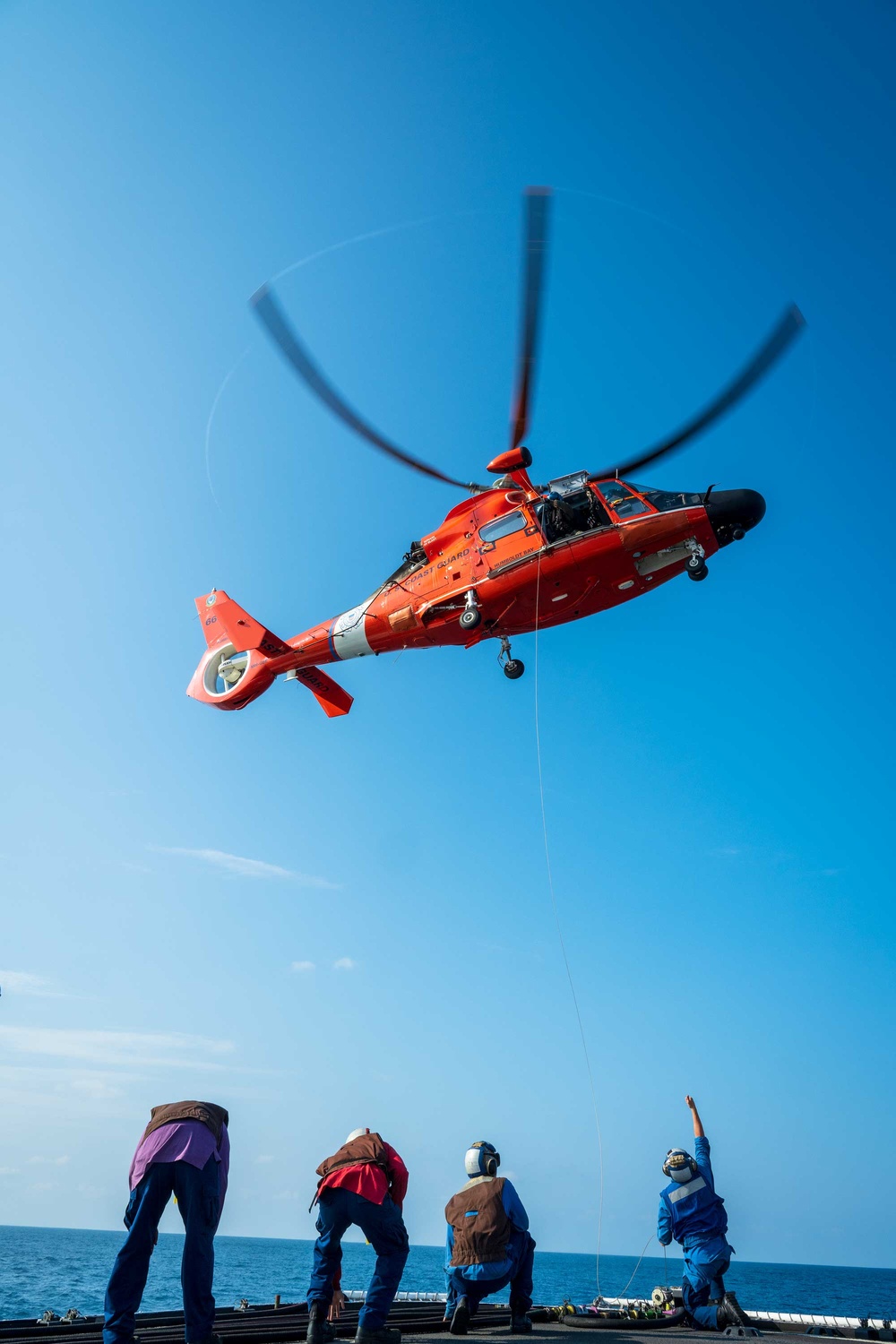 U.S. Coast Guard Cutter Active patrols Eastern Pacific Ocean