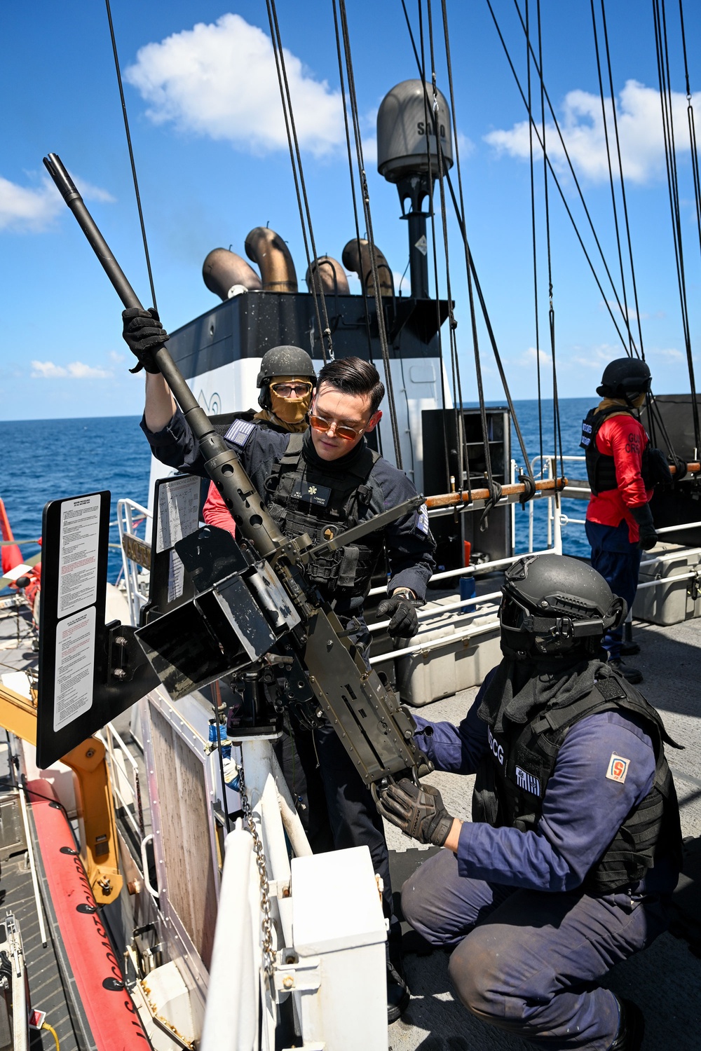 U.S. Coast Guard Cutter Active underway in Eastern Pacific Ocean